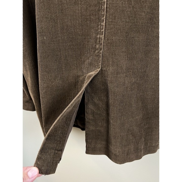 Banana Republic Mens‎ Sz Lg Vtg Y2K Chocolate Brown 3 Button Corduroy Blazer - Picture 7 of 16